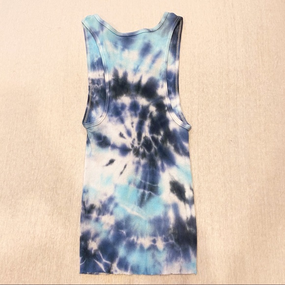 TIE DYE CROPPED TANK TOP - Picture 4 of 4